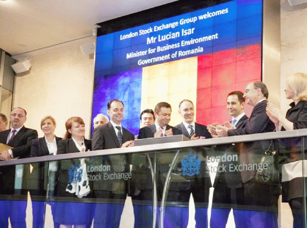 On May 17th, minister Lucian Isar opened the trading session of the London Stock Exchange, but missed the opportunity to open that of the Bucharest Stock Exchange...