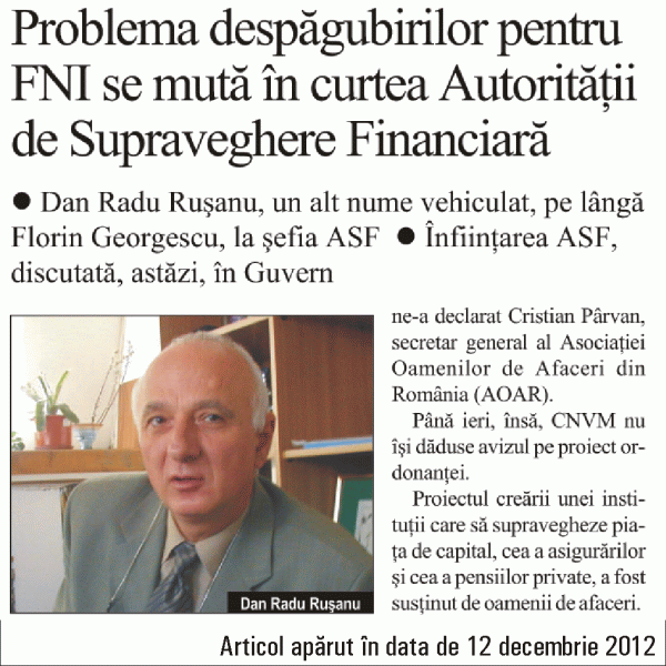 Comisia de Buget îngraşă ASF-ul în ajun