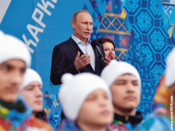 Olimpiada, prinsă între lipsurile "Mamei Rusii"şi ambiţiile "Tătucului Putin"