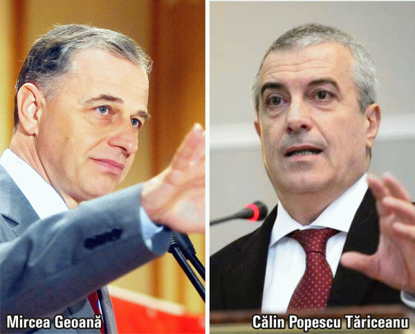 Geoană şi Tăriceanu, "aripi false" în meciul prezidenţialelor