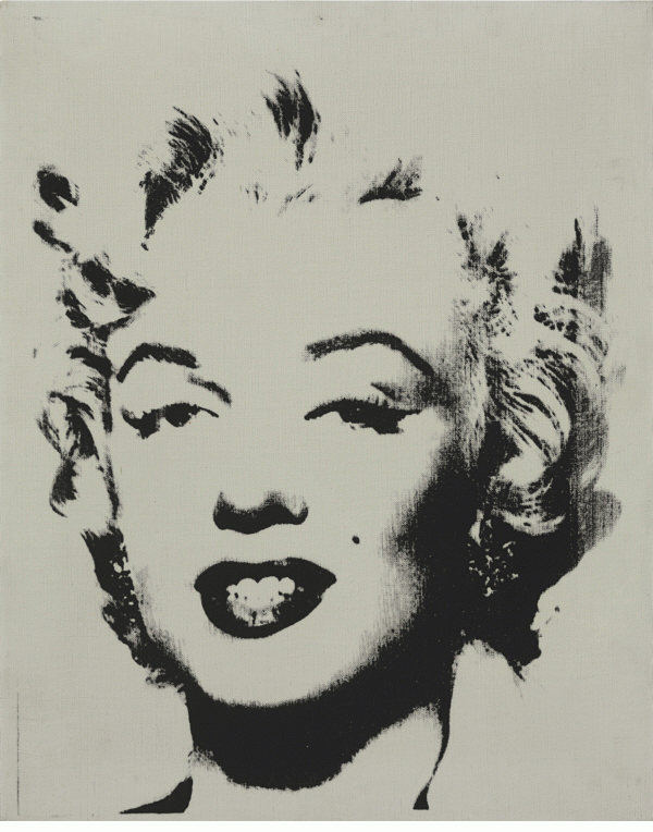 Andy Warhol.White Marilyn