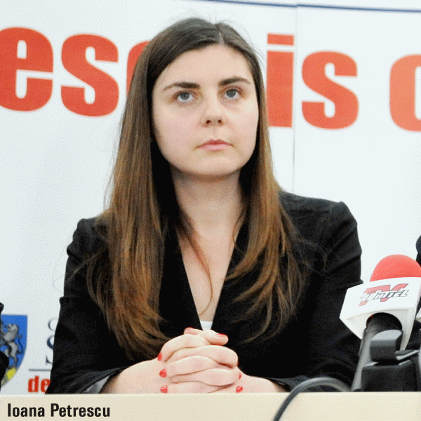 Ioana Petrescu pare că reacţionează doar la ameninţări