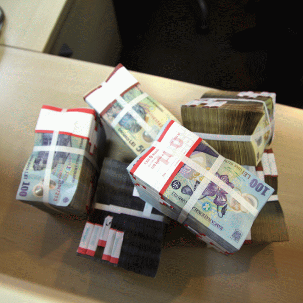 Finanţele au împrumutat ieri 300 de milioane lei de la bănci