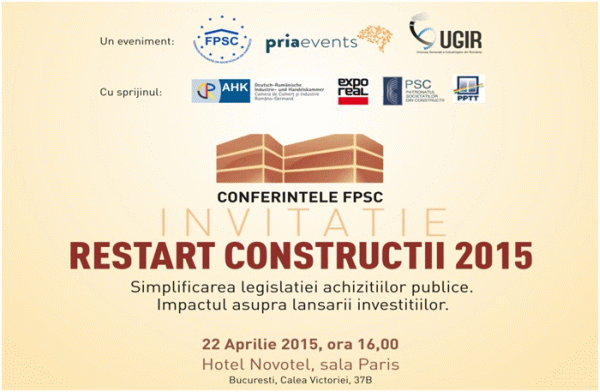 Cei mai importanţi actori din sectorul construcţiilor s-au reunit ieri