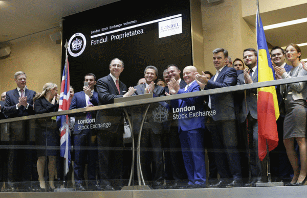 Fondul Proprietatea s-a listat la Londra