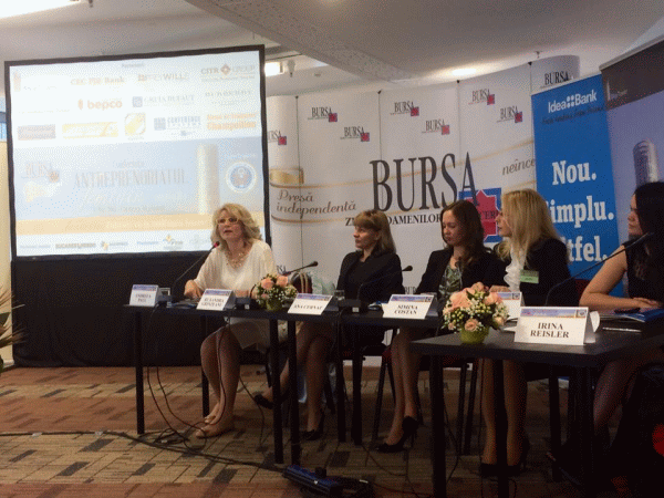 Andreea Paul:"Antreprenoriatul feminin - cea mai bună variantă pentru curăţarea şi eficientizarea economiei româneşti"