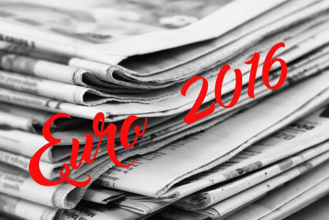 Euro 2016, luat cu asalt de mass-media
