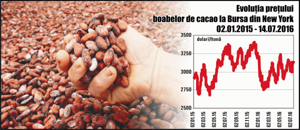 Preţul boabelor de cacao - în creştere, din cauza ofertei limitate