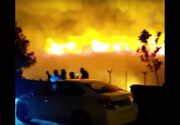 Incendiu Turcia (Sursă foto: Captură Youtube)