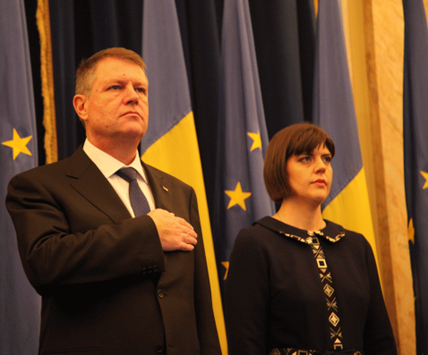 Klaus Iohannis şi Laura Codruţa Kovesi