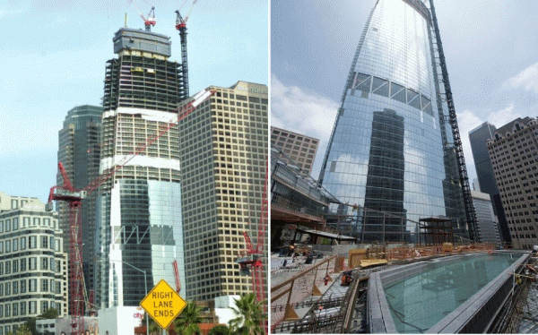 Wilshire Grand Tower, cea mai înaltă clădire din Los Angeles