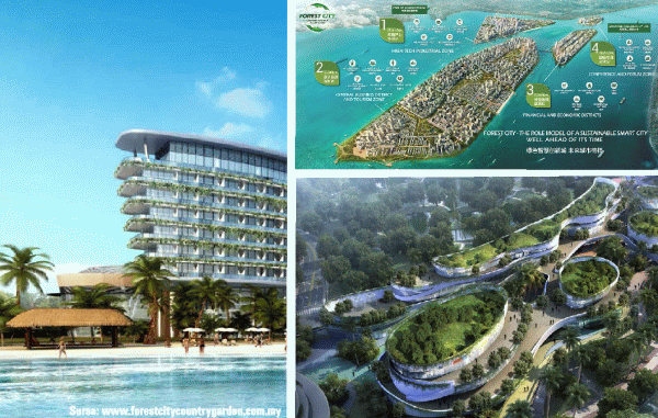 Chinezii construiesc un oraş de 100 de miliarde de dolari în Malaysia, lângă Singapore