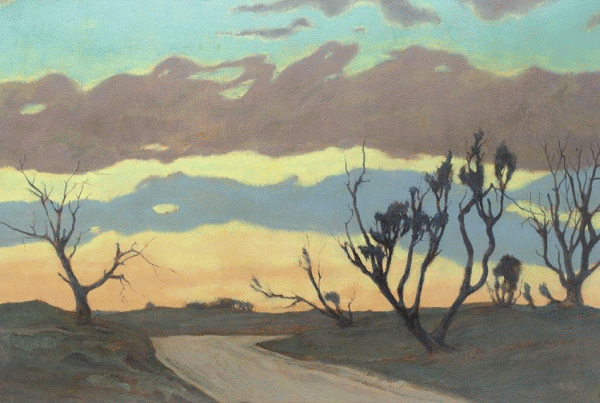 Iosif Steurer - "Peisaj în asfinţit"