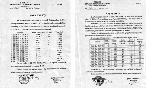 SIE umflă bugetul de pensii al Armatei