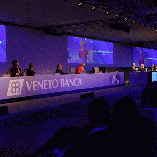 Surse: Băncile italiene, presate să contribuie la salvarea "Veneto Banca" şi "Popolare di Vicenza"
