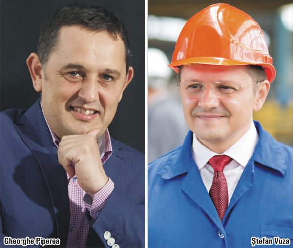 Gheorghe Piperea trading jabs with Ştefan Vuza