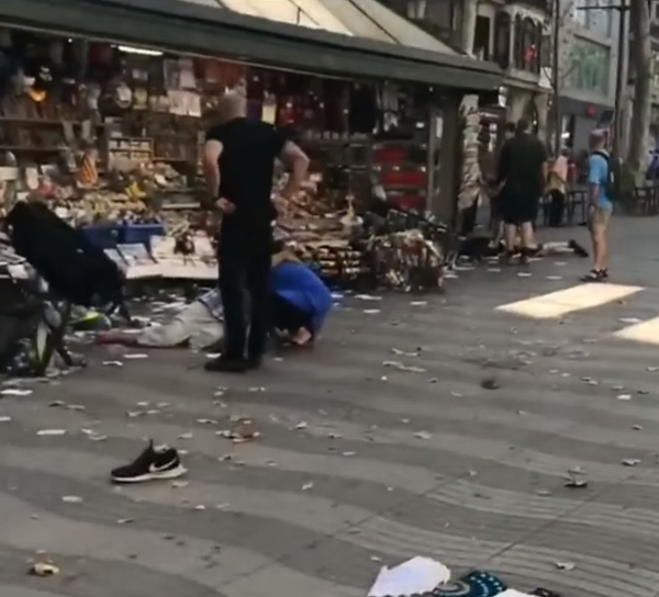 Atacul din Barcelona (Sursa foto: captură Youtube)