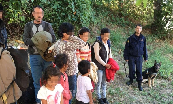 Migranţi (Sursa foto: Poliţia de Frontieră)
