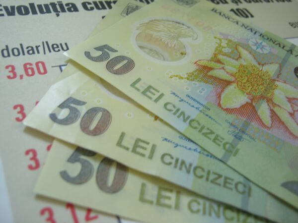 Euro a fost cotat la 4,5949 lei, peste referinţa de vineri