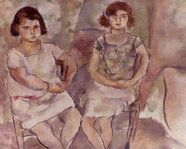 Jules Pascin."Rosette et Nana".