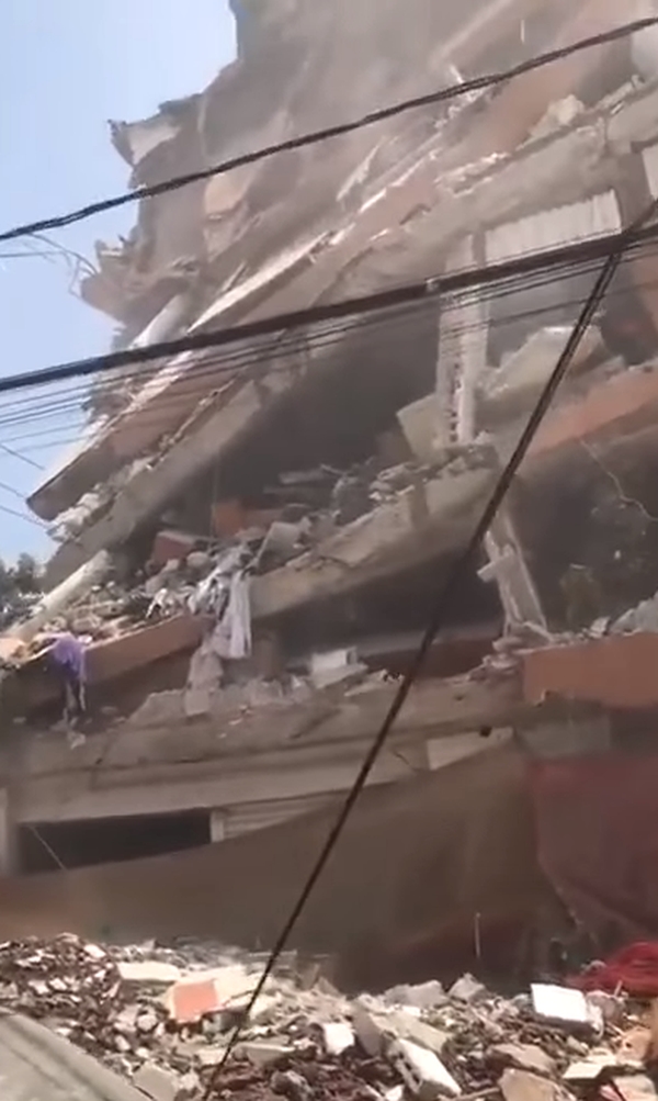 Cutremur în Mexic (Sursa foto: Captură Youtube)