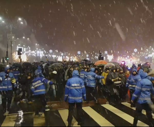 Protestatari (Sursa foto: Facebook)