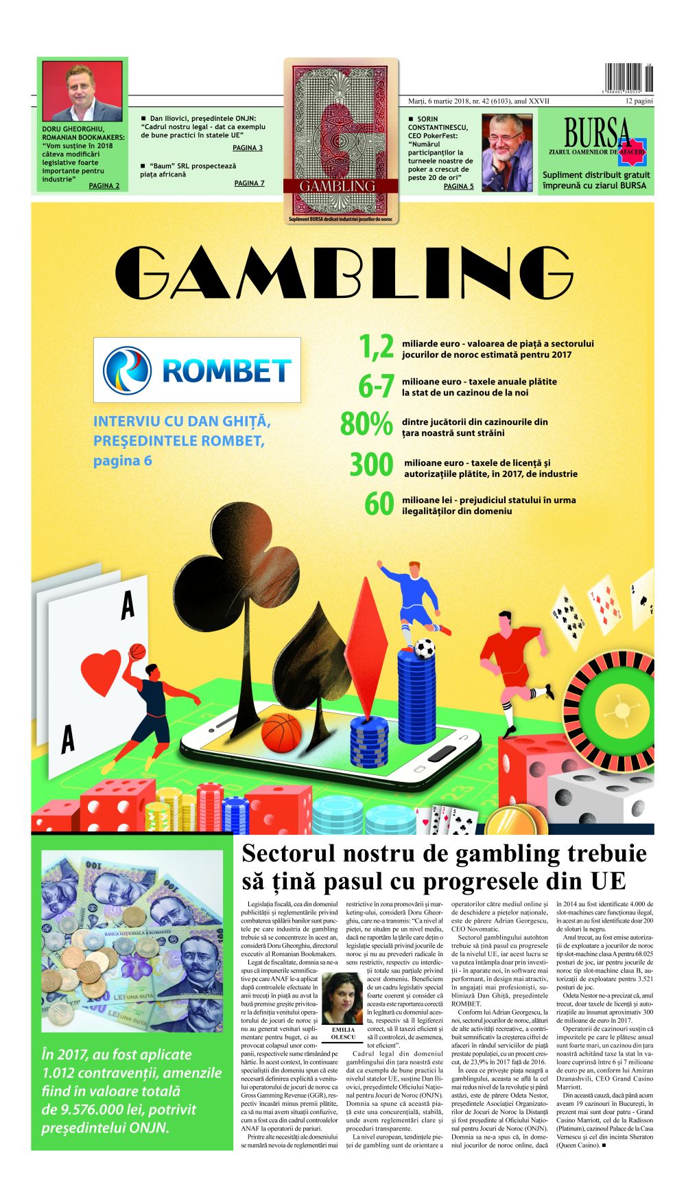 Sectorul nostru de gambling trebuie să ţină pasul cu progresele din UE