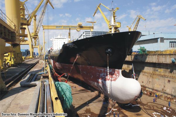 Datoriile Şantierului Mangalia către Daewoo vor fi preluate cu discount şi convertite în acţiuni