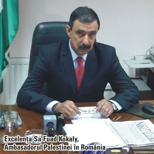 Ambasadorul Palestinei în România, rechemat la Ramallah pentru consultări