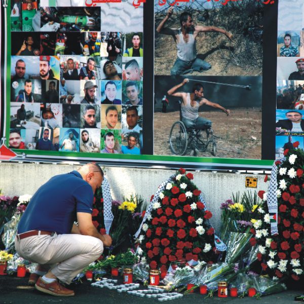 Carte de condoleanţe la Ambasada Palestinei la Bucureşti, în memoria civililor ucişi în Fâşia Gaza