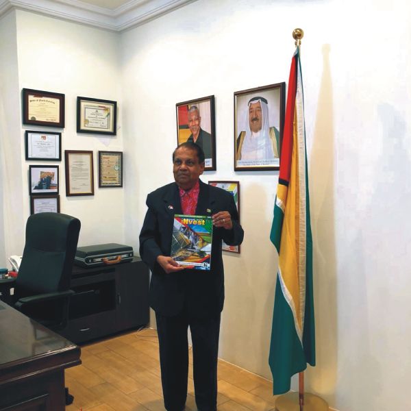 Shamir Ally, Ambasador al Republicii Cooperative Guyana în Kuweit: "Îmi doresc ca Guyana să devină Singaporele Americilor!".