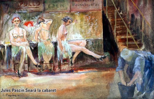 România, pe harta Jules Pascin a lumii