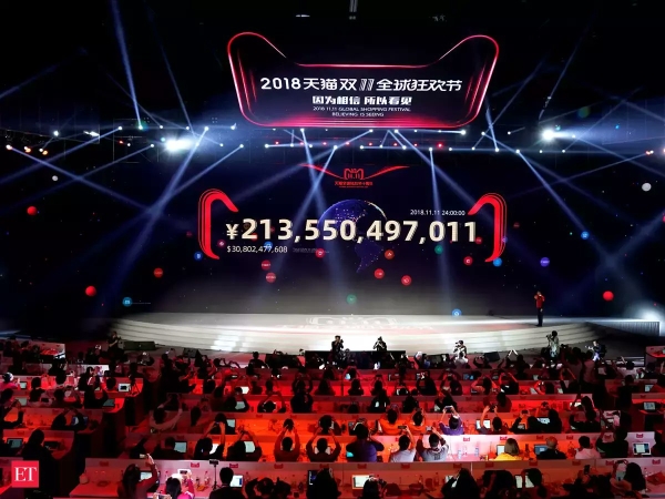 Alibaba, vânzări de 30,7 miliarde de dolari de Ziua Celibatarilor