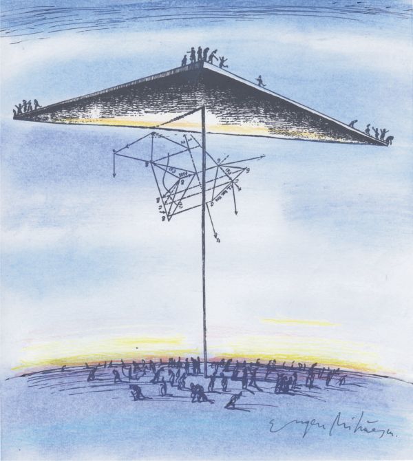 "Echilibru" - Grafică de Eugen Mihăescu