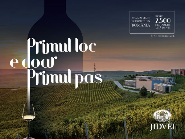 Jidvei lansează campania "Primul loc e doar primul pas"
