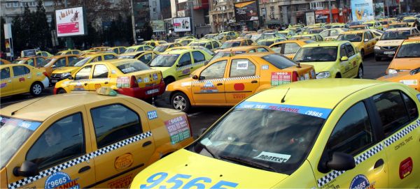 Un nou protest în domeniul taximetriei