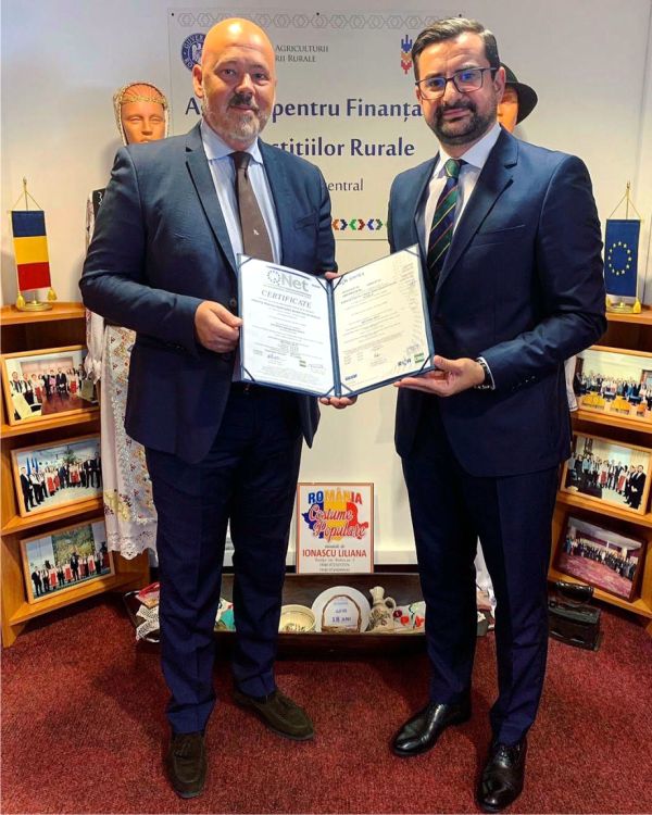 Agenţia pentru Finanţarea Investiţiilor Rurale (AFIR) a primit certificatul anti-mită ISO 37001 de la RINA-Organismul de Certificare 