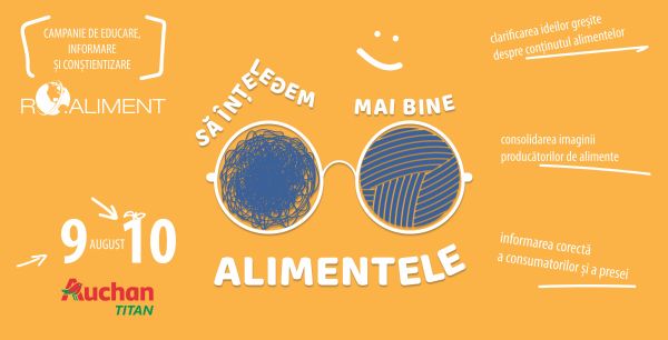 Campania "Să înţelegem mai bine alimentele" revine la Bucureşti