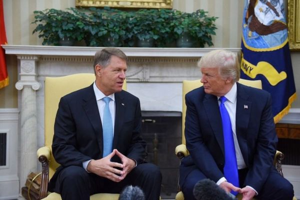 Klaus Iohannis şi Donald Trump (Sursa foto: Twitter)
