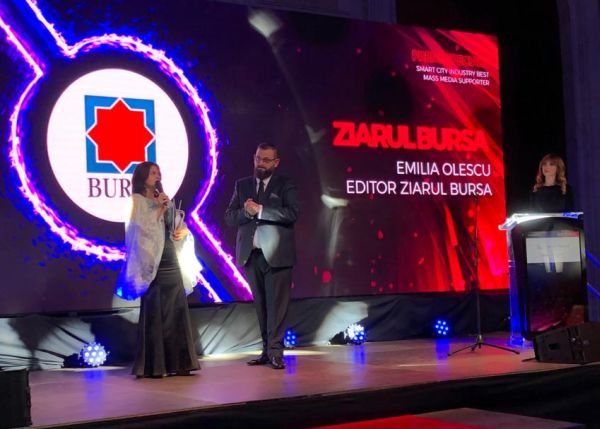 Ziarul "BURSA", premiat la Smart City Industry Awards