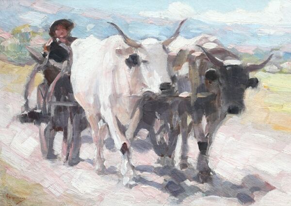 Car cu boi- Nicolae Grigorescu
