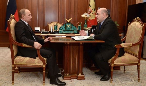 Vladimir Putin, Mihail Mişustin (Sursă foto: Twitter)