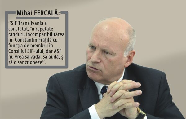 "Mai este ASF supraveghetorul pieţei sau este, de fapt, consultant al unor grupări infracţionale împotriva cărora curge urmărirea penală?!"