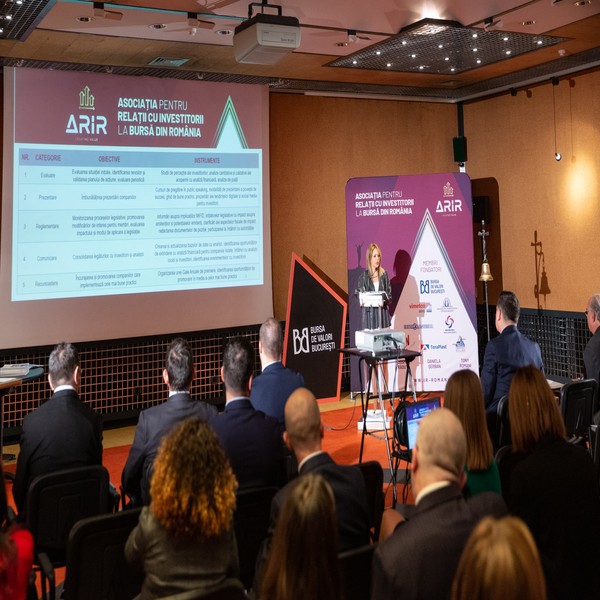  ARIR anunţă că 4 companii listate reconfirmă planurile pentru acest an