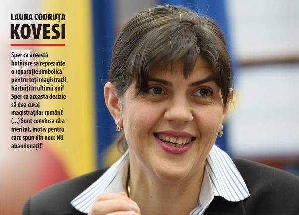 CEDO a decis că revocarea lui Kovesi a fost ilegală