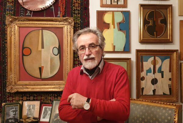 George Tzipoia in Casa Memoriala Pictor Alexandru Tipoia