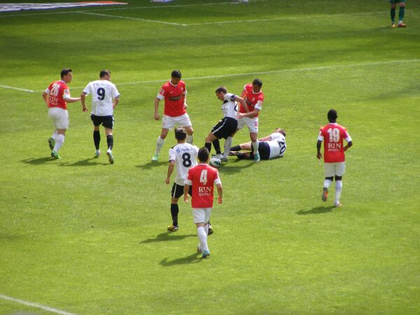 Reguli multe, fotbal deloc