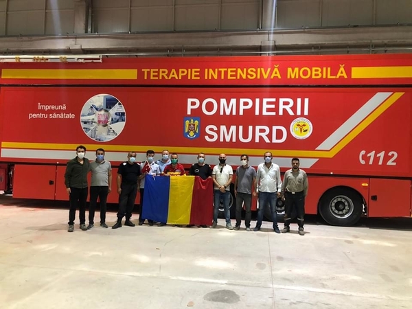 S-a adus în ţară a cincea unitate mobilă de terapie intensivă cu 12 paturi