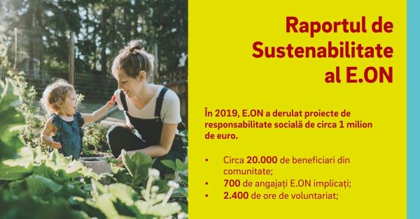  E.ON-1 milion de euro investiţi în responsabilitate socială