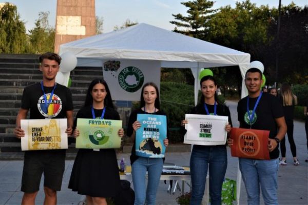 Protest împotriva schimbărilor climatice la Ploieşti 